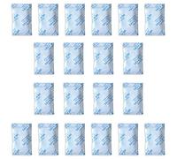 20 x 10 g. Paquets Tyvek de gel de silice E-Cron. Dessiccateur de gel de silice en sachet, pur, sûr et réutilisable. Pochettes de déshumidificateur renouvelables - Absorbe l’humidité.