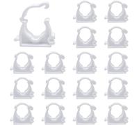 20 x 32mm Inner Diameter Plastic Hose Clips for Swimming Pool,Pond,Washing Machine and Garden