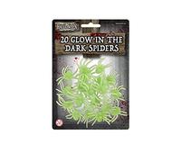 20 X 5CM Brille dans le Noir Araignées Web Effrayant Halloween Décoration Fête