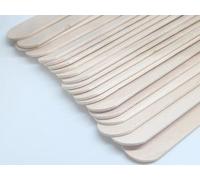 20 x abaisse-langue en bois lisse avec coins arrondis