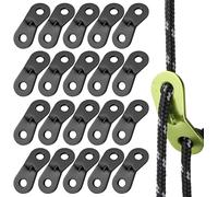 20 X Aluminium Alloy Rope Tensioners,Easy Adjustment,Strong And Durable,Strengthens The Stability Of The Tent,For Camping,Hiking