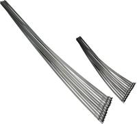20 x Colliers de serrage préfabriqués en acier inoxydable V2A 304SS L360 + 740mm