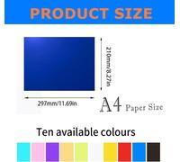 20 x Colour Gel Film Film, Transparent Plastic Cover Sheets for Photo Studio Projector LED Strobe Light, Craft Materials 10 Colours
