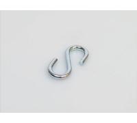 20 x crochets en S Fer Galvanisé Ø11 mm Longueur 40 mm Camion Bâche Crochets en Métal Crochet Esses