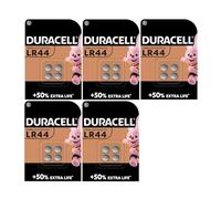 20 x Duracell LR44 (5 ampoules de 4 batteries) 20 piles (A76/V13GA/76A)