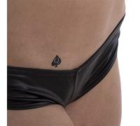 20 x Mini Reine de Pique Logo Tattoo - Tatouage Hotwife - Mini Queen of Spades Tattoo (20)