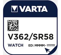 Varta SR721 SW/SR58/V362 1BL Batterie à usage unique Argent-Oxide (S)