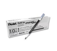 Pentel Recharge pour stylo gel EnerGel LR10 – 1,0 mm pointe métallique – 10 pièces, encre noire