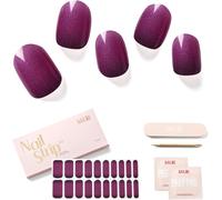 20 X Semi-Permanent Gel Nail Polish Stickers Extra Long French Manicure Nail Art Decal Strip Nail Stickers For Women Girls