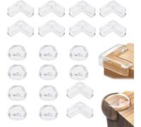 20 X Table Corner Protection Baby Furniture Corner Protectors With Improved Super Glue For Child Safety Home Safety