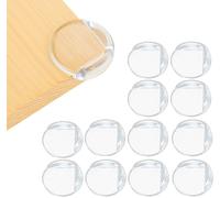 20 X Table Corner Protectors,Table And Furniture Corner Protectors,Transparent Corner Protectors For Baby Home Safety,Non-Toxic,Odourless With Durable Adhesive (Round-Shape)