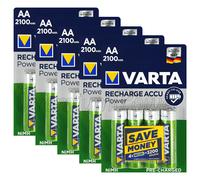 20 X Varta AA 2100mAh Piles Rechargeables Ni-MH 1.2V HR6 LR6 Stilo Accu Power