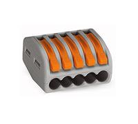 20 x Wago 222-415 Classic - avec levier de commande - 5 positions de - levier Clip - Boîte