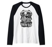 20 Years Down Forever to Go Couple Gothique 20e Anniversaire Manche Raglan