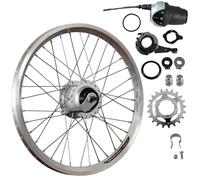 20 Zoll Hinterrad Shimano Nexus Inter 8 SG-C6000 Rücktrittbremse Silber