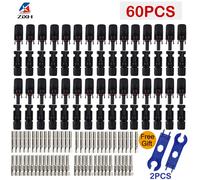 200/100/40/20/10/5 pièces connecteur solaire cc 1000V30A panneau Stecker IP67 connecteurs étanches Kit pour câble PV/MC 2.5/4/6 mm2 3 in 1 T Connector