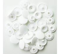 200/100/50/1 Sets Boutons-pression, Taille 20 T5 Boutons-pression en résine plastique pour vêtements et artisanat, pour pantalons, vêtements, projets d'artisanat DIY 50 paires noires,200 paires blanch