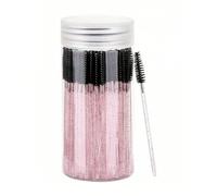 200/100/50/10 pièces Baguettes de mascara, Bâtons d'ombre à paupières avec contenants, Pinceaux à sourcils jetables inclinés, Brosses pour extensions de cils, Brosses à sourcils, Brosses à huile de ri