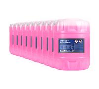 200 (10x20) Litre Mannol Longue Vie Antigel AF12 + Antigel Concentré Rouge