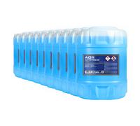 200 (10x20) Litres MANNOL Antigel AG11 Mélange Prêt À L'Emploi Bleu (-40°C)