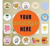 200-2000 autocollants personnalisés, imperméables pour logo d'entreprise, formes personnalisables, autocollants irréguliers transparents, PVC, autocollant en papier cuivré, coupe indépendante