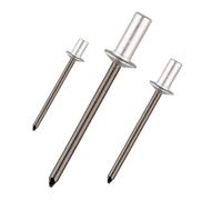 200/300/500 rivets en acier et aluminium 3.0 3.2 4.0 4.8 6.4mm(200Pcs,3.0x8mm)