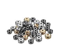 200-400 Pcs/Lot Ccb plat rond perle roue entretoise en vrac perles acryliques pour collier à faire soi-même fabrication de bijoux accessoires fournituresAgile et professionnel.