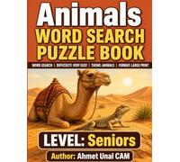 200 Animals Word Search Puzzle Book for Seniors - 09: Large Print Easy Word Search Puzzles with 200 Animal-Themed Challenges for Adults & Seniors | Relaxing Brain Game Book