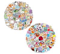200 Autocollants D'Animaux Colorés, Autocollants De Tête D'Animal, Autocollants Pour Enfants Mignons, Autocollants D'Animaux Intéressants, Autocollants Décoratifs Diy