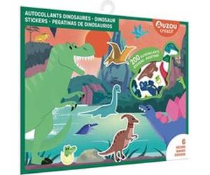 200 autocollants dinosaures Claire Wortemann (Illustration)