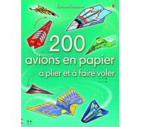 200 avions en papier à plier et à faire voler