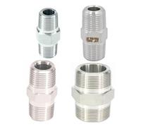 200 barres 0,3 cm, 1/4", 3/8", 1/2", 3/4", 1,5 cm, 3,8 cm, 3,8 cm, 5,1 cm NPT mâle en acier inoxydable 304, raccord de tuyau forgé pour eau et gaz (3/4") 10 cm