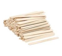 Creotime bâtonnets de glace en bois 11,5 cm 200 pièces Ivoire G