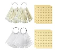 200 Bâtonnets D'Échantillons D'Ongles, 4 Autocollants Numérotés 1-100, 101-200, Bâtonnets D'Échantillons D'Ongles, Kit De Pratique De Manucure, Bâton D'Affichage De Vernis À Ongles