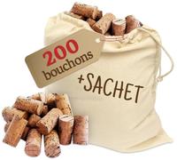 200 Bouchons à vin - pour décorer, embellir et bricoler - Bouchons en liège naturels pour Les Enfants, 24 mm x 45 mm