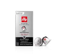 200 capsules café aluminium ILLY FORTE compatibles NESPRESSO
