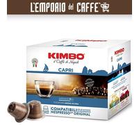 200 Capsules Compatibles Nespresso Café Kimbo Capri Goût Profond Et Intense