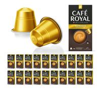 Café en Capsules Aluminium - Café Royal Pro | 20 x 10 soit 200 Dosettes - Saveur Espresso - Compatibles avec les Machines à café Nespresso®* Alu à usage Domestique