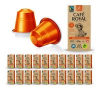 200 Capsules de Café en Aluminium Compatibles NESPRESSO® À USAGE DOMESTIQUE - ESPRESSO BIO - Dosettes by Café Royal®