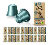 200 Capsules de Café en Aluminium Compatibles NESPRESSO® À USAGE DOMESTIQUE - LUNGO BIO - Dosettes by Café Royal®