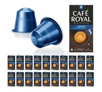 Café en Capsules Aluminium - Café Royal Pro | 20 x 10 soit 200 Dosettes - Saveur Lungo - Compatibles avec les Machines à café Nespresso®* Alu à usage Domestique