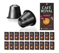 Café en Capsules Aluminium - Café Royal Pro | 20 x 10 soit 200 Dosettes - Saveur Ristretto - Compatibles avec les Machines à café Nespresso®* Alu à usage Domestique