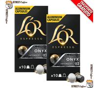 200 Capsules En Aluminium Café L'OR Compatibles Avec Nespresso Mélange Onyx