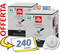 NOUVELLES capsules Illy Espresso Forte 40 pièces dosettes ESE très intenses I...