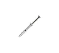 200 chevilles clou acier multi-mat?riaux ? frapper, t?te frais?e, nylon - 5 x 37 mm