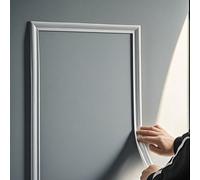 200 cm/400 cm Style européen Bordure décorative auto-adhésive en PVC - Flexible pour la décoration murale, du sol et des bords des armoires, accessoires de maison Blanc (0,94 pouce * 78,74 pouces),Noi
