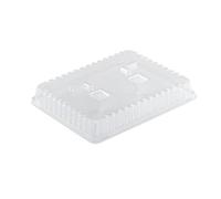 200 Couvercles pour Plateaux Repas 5 Compartiments 297 x 231 x 50 mm en OPS - D-Work