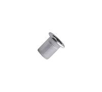 Scell-it Écrou cranté tête plate M6 – acier zingué, L.17,5 mm, Ø perç.9 mm – Boîte 200 – TCD0645