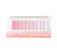 200 Elleets Label Adhésif Coloré Bandes Écrivatives Adhésive Notes De Page Marker Pour Marquer La Mise En Évidence Classification Note