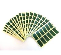 200 étiquettes, 25X12mm rectangle, sombre vert, COULEUR CODE STICKERS, auto-adhésif en couleur étiquettes